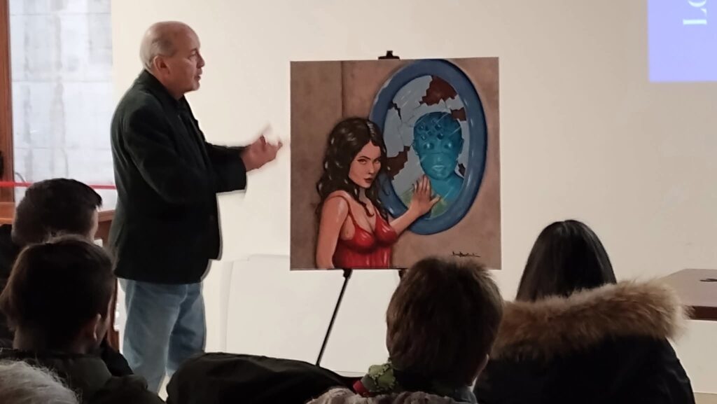 Primo premio per il dipinto "Seduzione distruttiva" che illustra la copertina del mio romanzo