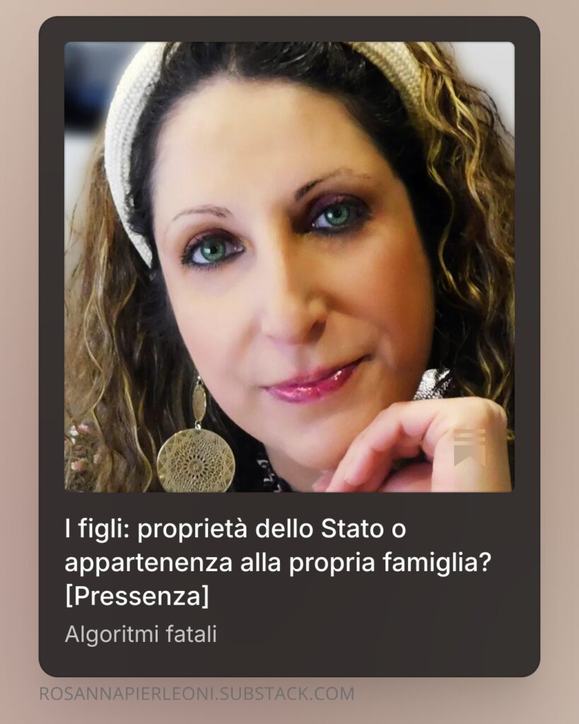 I figli: proprietà dello Stato o appartenenza alla propria famiglia? [Pressenza]